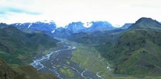 Wandern im Gletschertal Pórsmörk Porsmörk Gletschertal